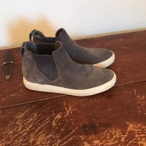 SOLD Vince high top suede sneakers